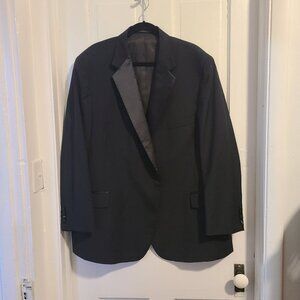 Christian Brooks Big & Tall Suit Jacket Black Size 54R USA Made